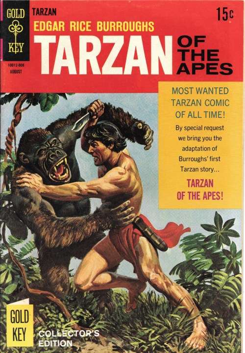 GOLD KEY COMIC 1968 AUGUST TARZAN OF THE APES #178 - EDGAR RICE BURROUGHS EXCELLENT CONDITION
