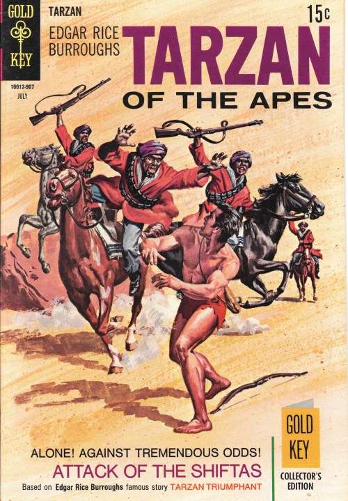GOLD KEY COMIC 1969 JULY TARZAN OF THE APES #185 - EDGAR RICE BURROUGHS EXCELLENT CONDITION
