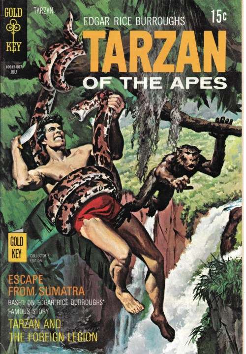 GOLD KEY COMIC 1970 JULY TARZAN OF THE APES #193 - EDGAR RICE BURROUGHS EXCELLENT CONDITION