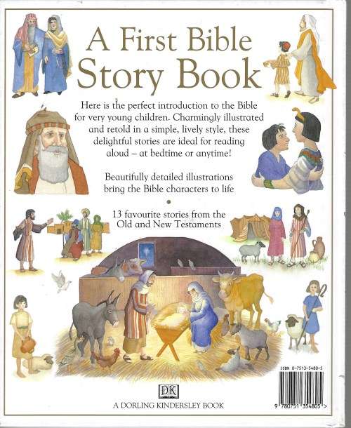 A FIRST BIBLE STORY BOOK 80 PAGES HARD COVER BOOK - MARY HOFFMAN