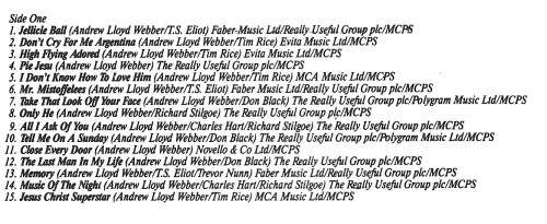 The Music of Andrew Lloyd Webber CD