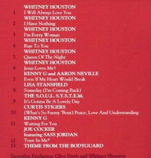 Whitney Houston - The Bodyguard  CD