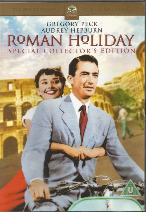 ROMAN HOLIDAY - GREGORY PECK - AUDREY HEPBURN DVD MOVIE