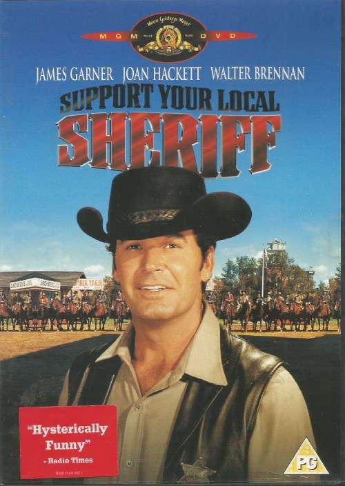 SUPPORT YOUR LOCAN SHERIFF JAMES GARNER JOAN HACKETT WALTER BRENNAN DVD MOVIE