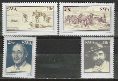 South West Africa 1983 Sc508-11 Discovery Of Diamonds Luderitz Complete Mnh 0505