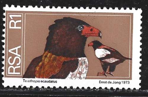 SOUTH AFRICA 1974 VARIETY MAJOR SHIFT LEFT R1 UMM 2nd DEFINITIVE SERIES FAUNA and FLORA 0799