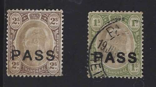 Revenues, Railway Stamps, Petrol Coupon, Native Tax, Native Pass, Customs 1662