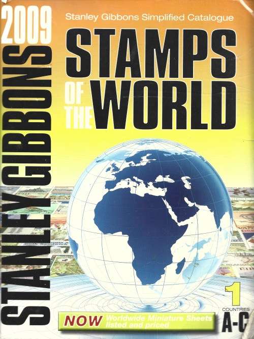 Stanley Gibbons 2009 World Simplified Colour Catalogues A-Z Good Condition