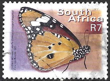 South Africa 2000 Definitive R7 Butterfly Difficult To Get Postally Used 1318