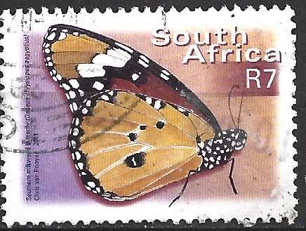 South Africa 2000 Definitive R7 Butterfly Difficult To Get Postally Used 1318