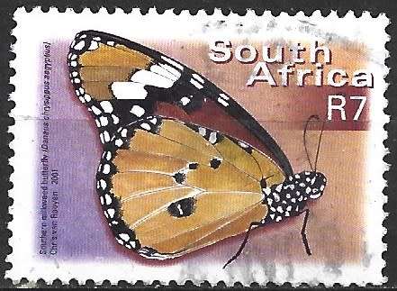 South Africa 2000 Definitive R7 Butterfly Difficult To Get Postally Used 1318