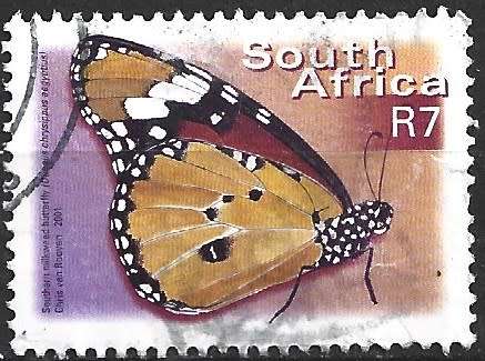 South Africa 2000 Definitive R7 Butterfly Difficult To Get Postally Used 1318