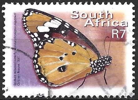 South Africa 2000 Definitive R7 Butterfly Difficult To Get Postally Used 1318