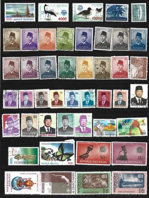 Indonesia Selection Thematic And Topical Collection Of Mnh and Used Part Set FDC0444