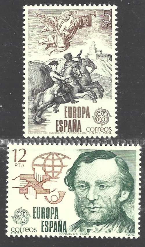 Spain 1979 Europa Sc#2147-8 Complete Unmounted Mint Set 1762