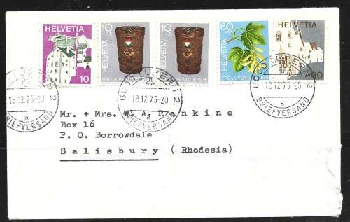 Switzerland Bulk Lot MNH teche-beche Block + Used stamps Postal Used Cover & First Day Cover FDC0264