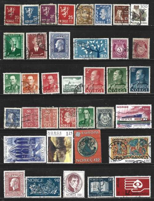 Norway Bulk Lot Used stamps Postal Used Postcard FDC0477