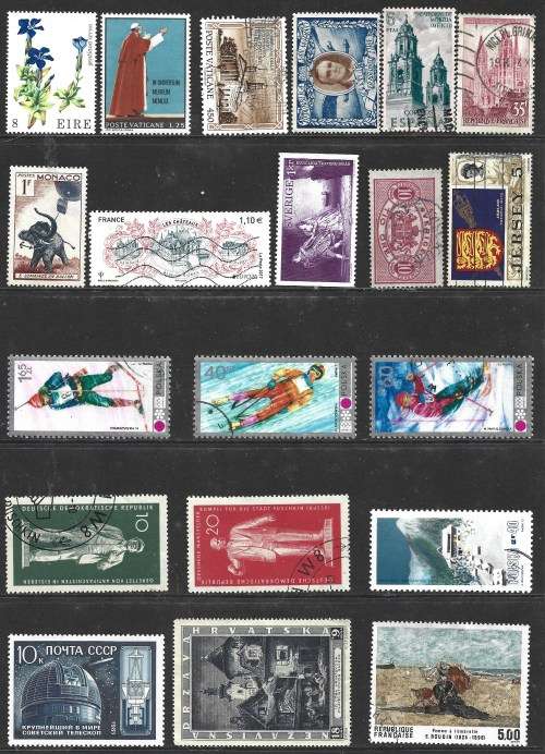 Europe Early Modern MNH MH MNG and Used Collection 350+ Postal Used Stamps 0033