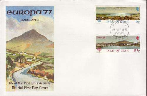 ISLE OF MAN 1977 EUROPA FIRST DAY COVER