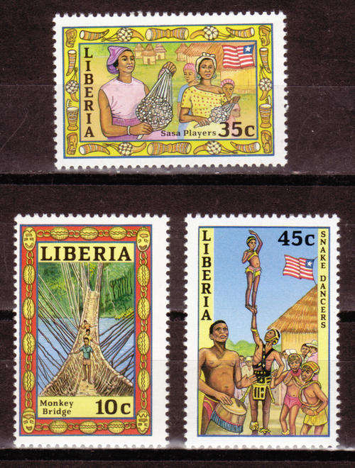 LIBERIA 1988 SG# 1703-4 COMPLETE UNMOUNTED MINT SET