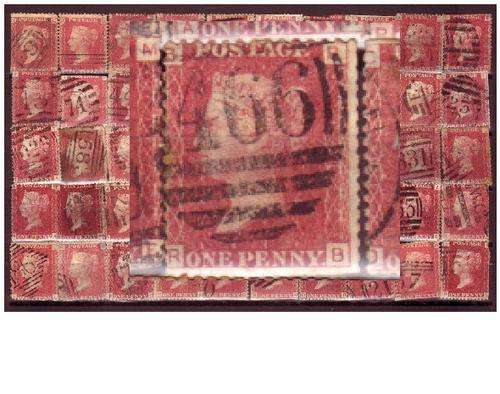 50 QUEEN VICTORIA (50) ONE PENNY REDS FAULTY AND MIXED CONDITION USED