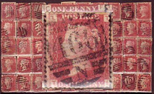 50 QUEEN VICTORIA (50) ONE PENNY REDS FAULTY AND MIXED CONDITION USED