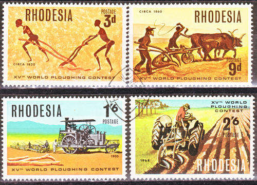 RHODESIA 1968 - 15tH WORLD PLOUGHING CONTEST