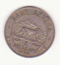East africa 1950 1shilling