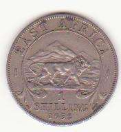 East africa 1952 1shilling