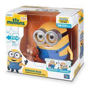 Original Thinking Toys TALKING MINION BOB Interacts with Teddy Bear