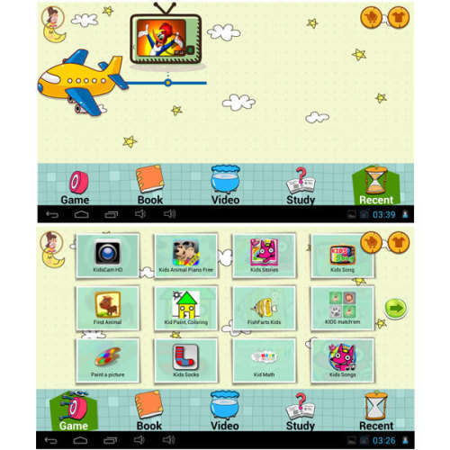 Kids Wifi Education Tablet PC "Blue"