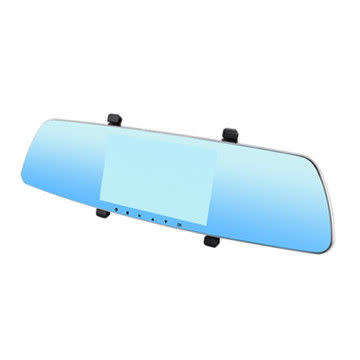 Newest 5 inch 1080p full HD car rearview DVR mirror with touch screen plus rearview camera