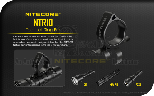 NITECORE NTR10 Tactical Ring Pro