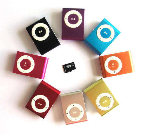 Mini MP3 Player (Metal Casing) - SILVER