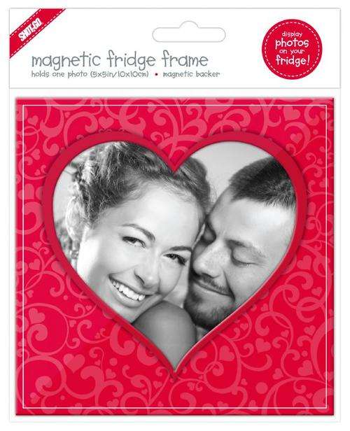 Shot2Go Magnetic Photo Fridge Frames (Hart Shaped)
