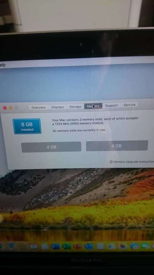 Macbook pro 13 inch mid 2012