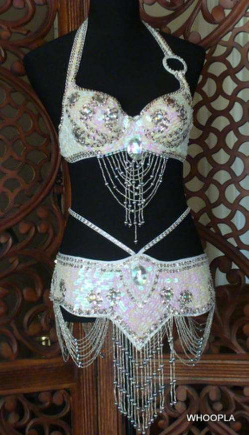 BELLY DANCE BRA AND BELT SET