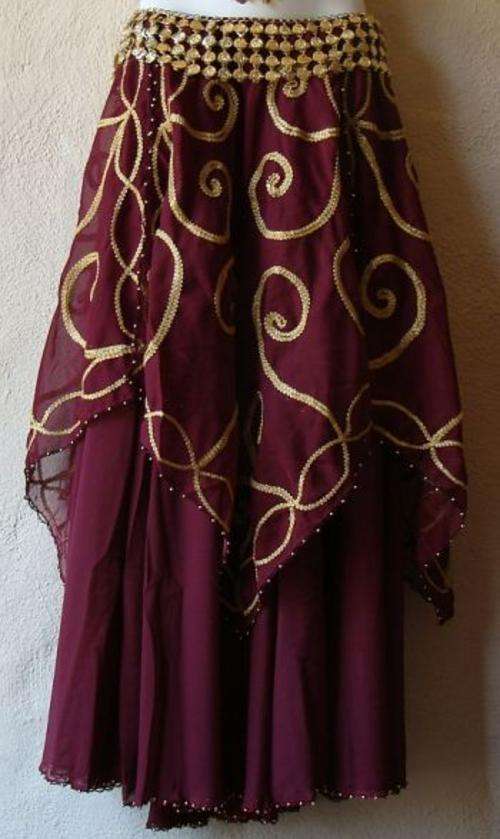 Belly Dance Brocade Overlays