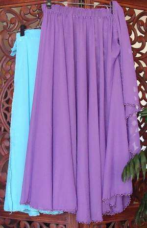 BELLY DANCE 2 PANEL CIRCLE SKIRT