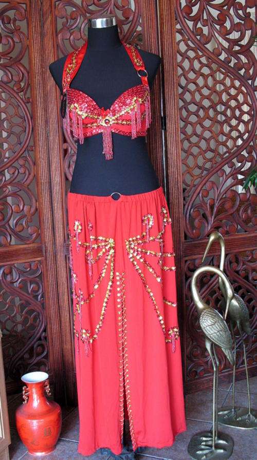 "JUST ARRIVED" - Belly Dance - Bra and Skirt Set