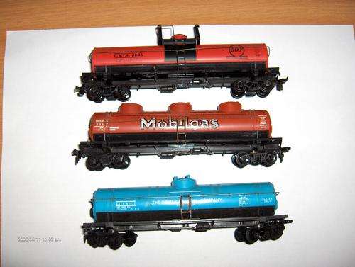 HO - Lot of 3 tanker cars