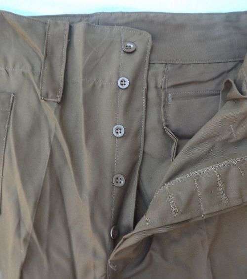 SA ARMY (SADF) -- NEW NUTRIA COMBAT TROUSERS -- SIZE 97(38)  1974 Scarce  1st Pattern