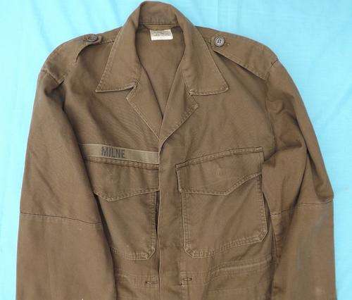 SA ARMY(SADF) --Medium Nutria Brown Bush Jacket -- Medium -- 1983