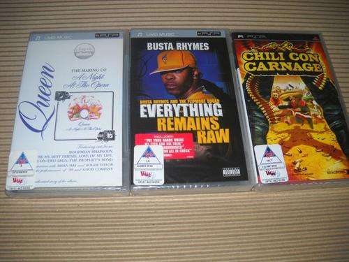 PSP GAME Plus 2x UMD music - 100% sealed and brandnew