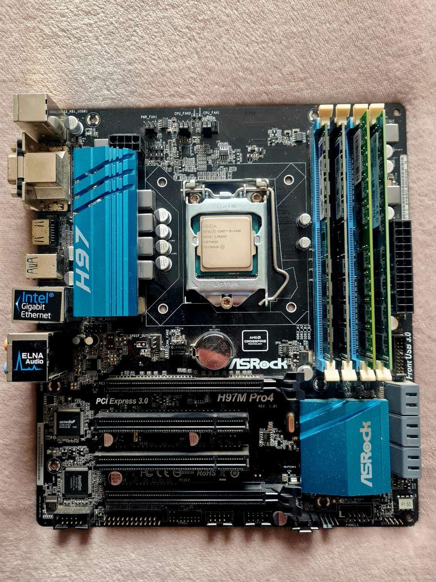 ASRock H97M Pro4 & Intel i5-4590 CPU & 16GB RAM