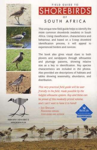 Field guide to shorebirds of South Africa (Paperback)  Roy Cowgill, Stephen B. Davis ( NEW)