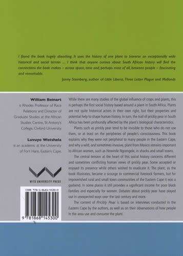 Prickly Pear - A Social History of a Plant in the Eastern Cape William Beinart (OUT OF PRINT NEW)