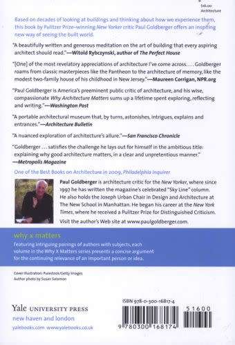 Why Architecture Matters (Paperback)Paul Goldberger (OUT OF PRINT NEW)