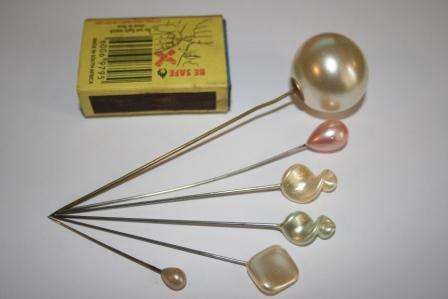 Vintage set of hair pins