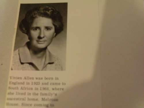 VIVIEN ALLEN, KRUGER'S PRETORIA BY AA. BALKEMA, FIRST EDITION 1971